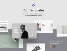 简洁风格欧美电商购物网站模板 Run Templates