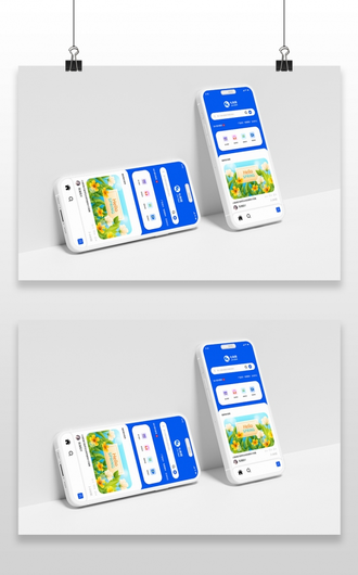 Phone 14pro手機屏幕界面效果圖展示VI智能貼圖PSD樣機